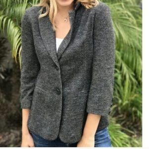 Anthropologie CARTONNIER Classic Gray Blazer